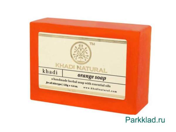 Кхади мыло «Апельсин» (Khadi Orange SOAP) купить