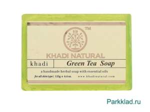 Кхади мыло «Зеленый Чай»