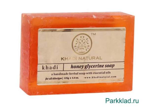 Khadi Honey glycerine SOAP/Кхади мыло «Мёд» 125 гр