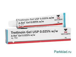 Третиноин гель A-Ret Менарини (Tretinoin Gel USP) 0.05% 20 гр