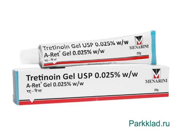 Третиноин гель A-Ret Менарини (Tretinoin Gel USP) 0.05% 20 гр