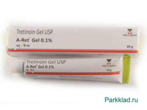 Третиноин гель Менарини (Tretinoin Gel USP) 0.1% 20 гр